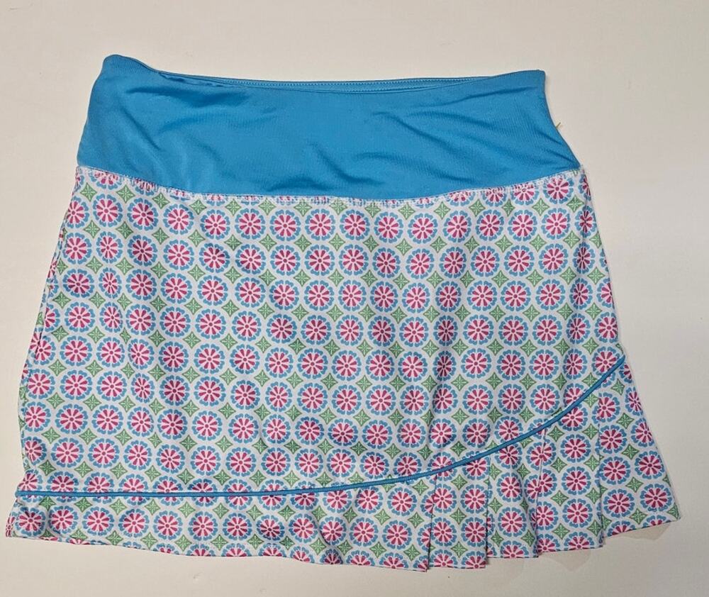 Birdies and Bows Skort, Fairway Flounce, Golf, Pickleball, Tennis Sz XS, 14 In